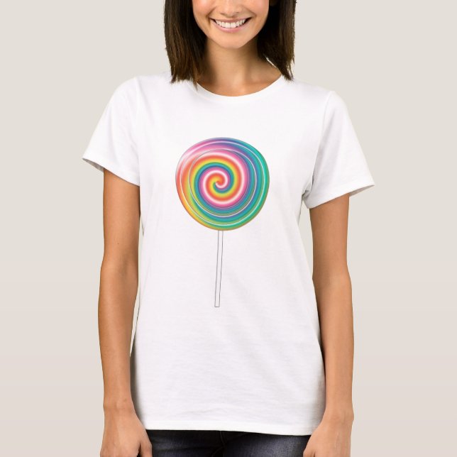 Camiseta lollipop colorido (Anverso)