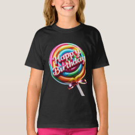 Camiseta Lollipop con un resplandor brillante