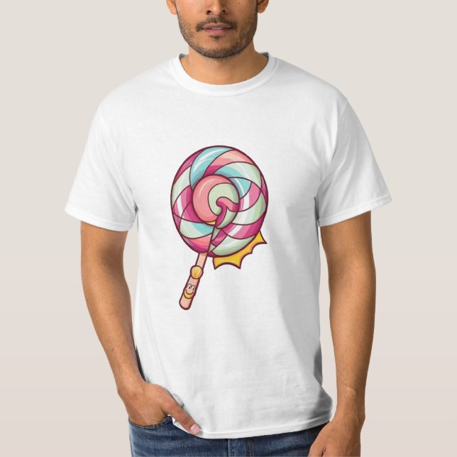 Camiseta lollipop sticker (Anverso)