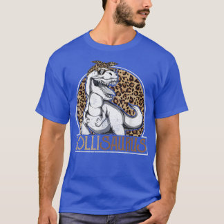 Camiseta Lollisaurus Dinosaur Lolli Leopard Mothers Day Gra