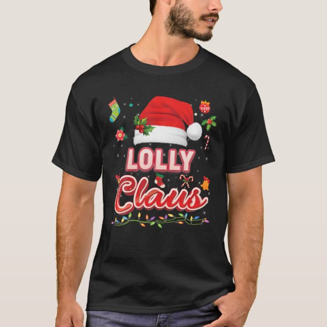 Camiseta Lolly Claus Matando Navidades familiares Santa Paj (Anverso)