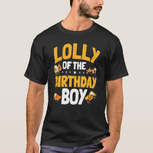 Camiseta Lolly Del Cumpleaños De Los Trabajadores De Constr