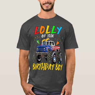 Camiseta Lolly The Birthday Boy Monster Truck Birthday Part