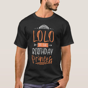 Camiseta Lolo De La Princesa Nacida Fiesta Crown Bday Cel