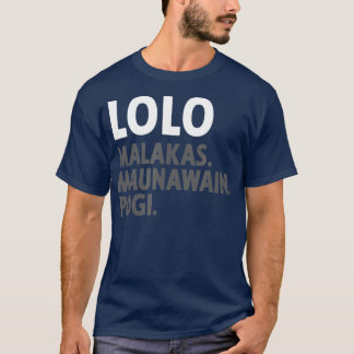 Camiseta Lolo Filipino Grandpa  Funny Filipino