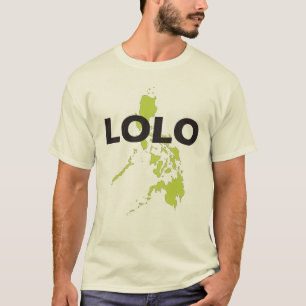 Camiseta Lolo sobre el mapa de Filipinas