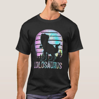 Camiseta Lolosaurus Rex Dinosaur Lolo Saurus Tye Die Matchi