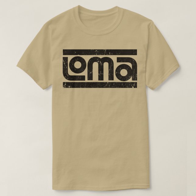 Camiseta LOMA Records (Diseño del anverso)