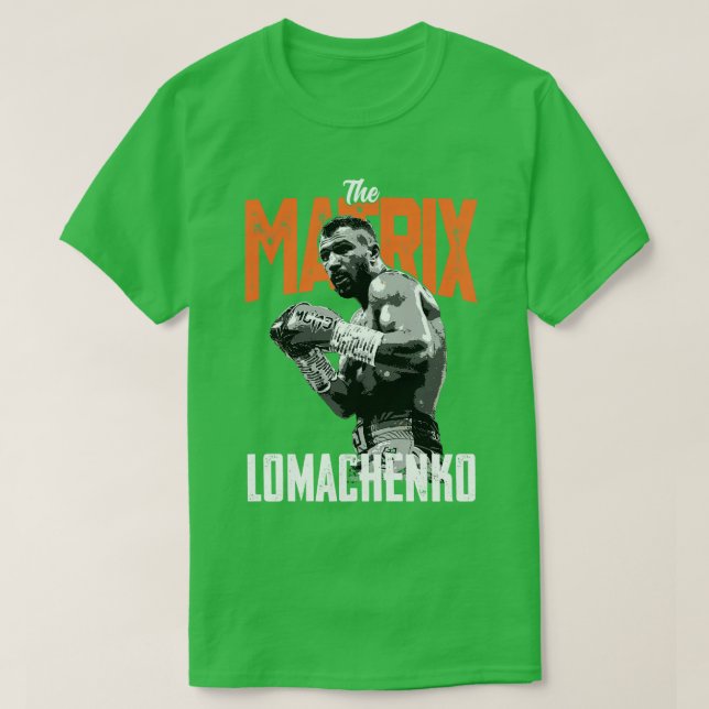 Camiseta Lomachenko El naranja Matrix (Diseño del anverso)