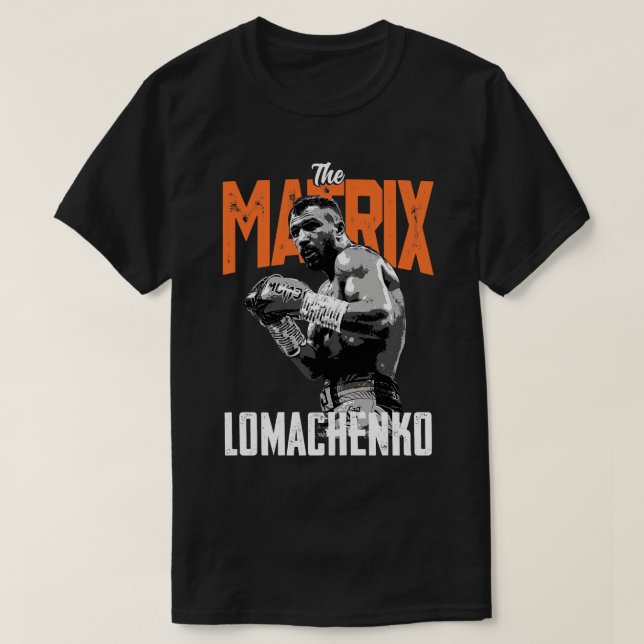 Camiseta Lomachenko El naranja Matrix 1 (Diseño del anverso)