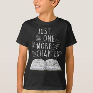 Camiseta lombriz de libros sólo un capítulo más leyendo