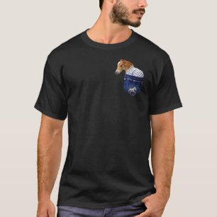 Camiseta Lomo de caballo bebé en bolsillos de amigos de bol