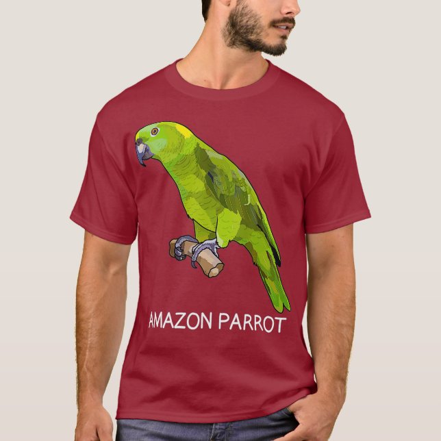 Camiseta Lomo de pájaro loro (Anverso)