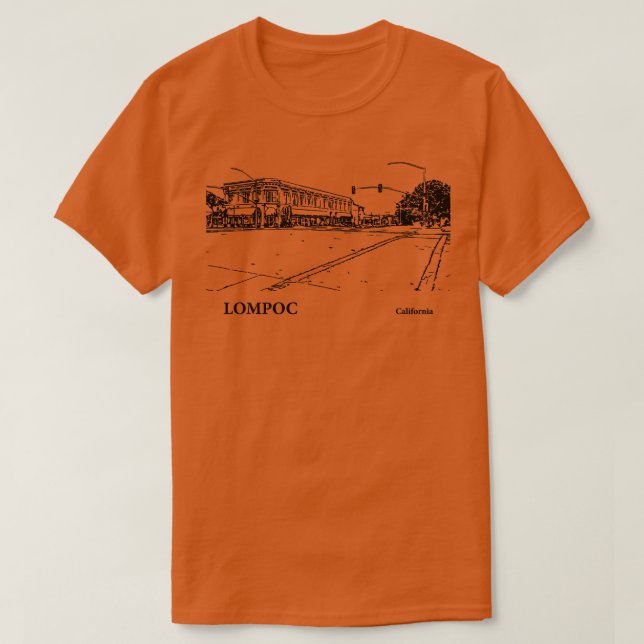 Camiseta Lompoc California TShirt 3 (Diseño del anverso)