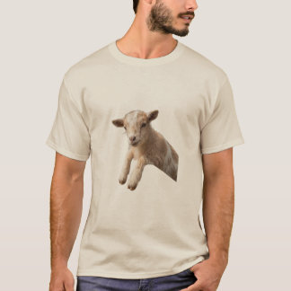 Camiseta Lona de fotografía de granja rústica con cabra beb
