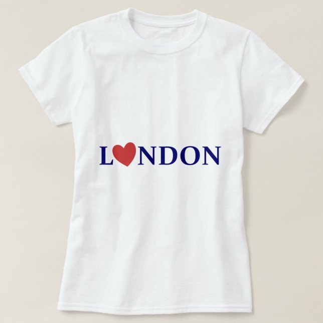 Camiseta London amor (Diseño del anverso)