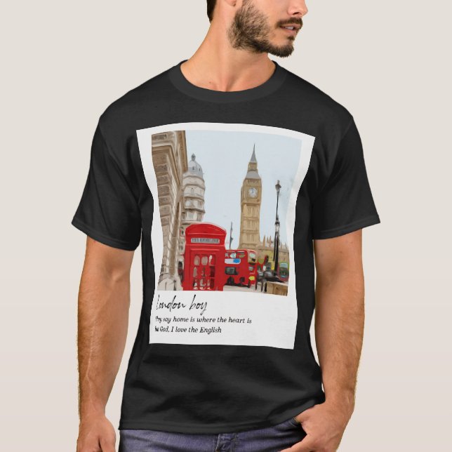 Camiseta London Boy - Taylor (Anverso)