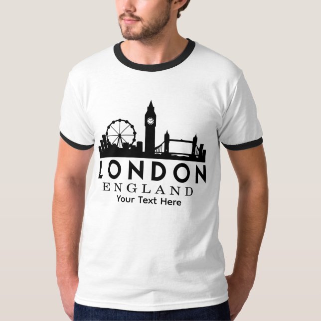 Camiseta London City Landmark Travel Design (Anverso)