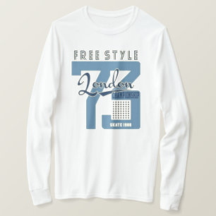 Camiseta London England College athletic varsity Style