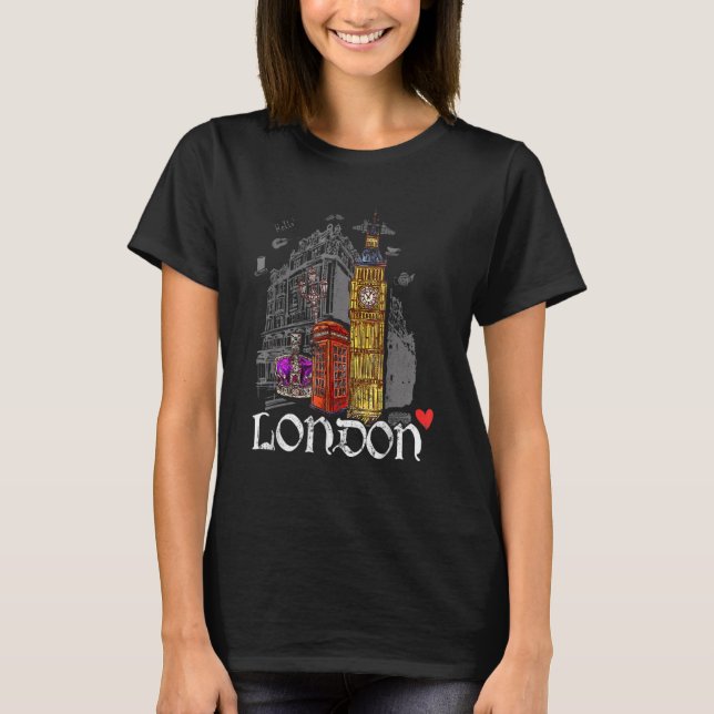 Camiseta London England   For Everyone From Great Britain (Anverso)