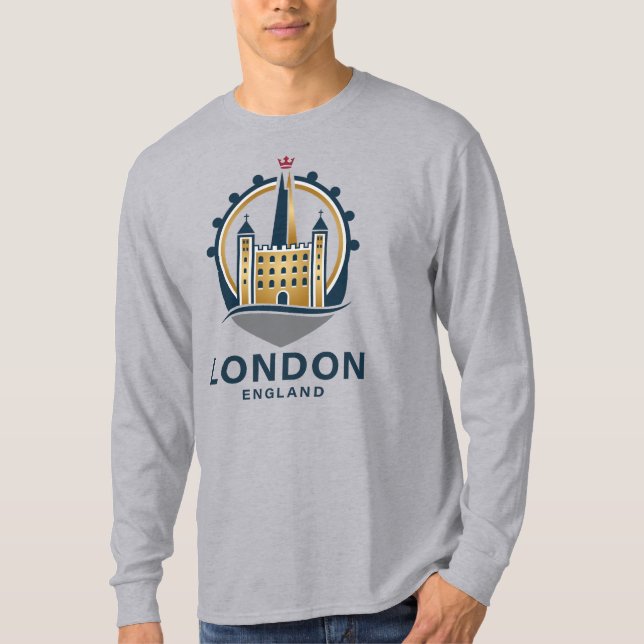 Camiseta London England Great Britain (Anverso)