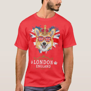 Camiseta London Idea For Kids With Union Jack Uk Flag & Cor