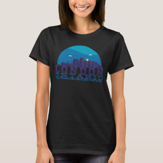 Camiseta London Ontario Canada City Skyline Silhouette Outl
