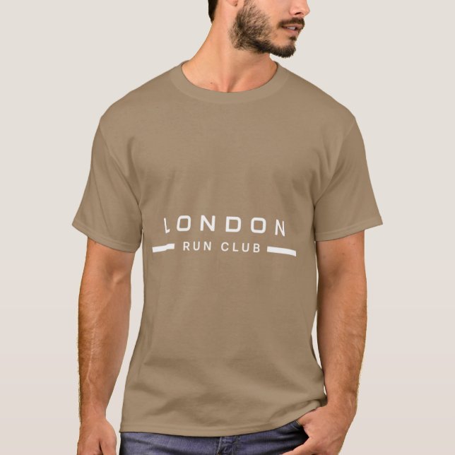 Camiseta London Run Club Inglaterra Diseño de estilo minima (Anverso)