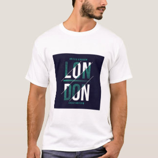CAMISETA LONDON. TEXT PRINTED T-SHIRT