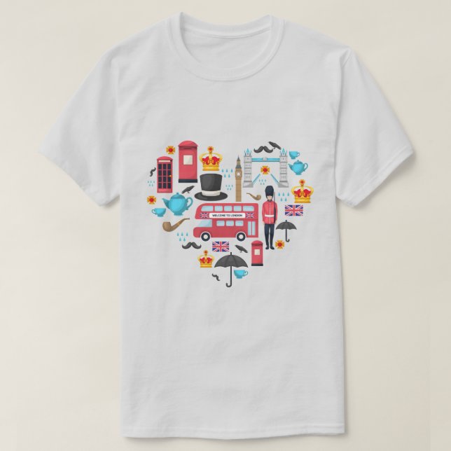 Camiseta Londres (Diseño del anverso)