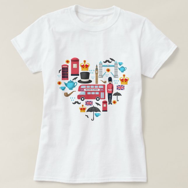 Camiseta Londres (Diseño del anverso)