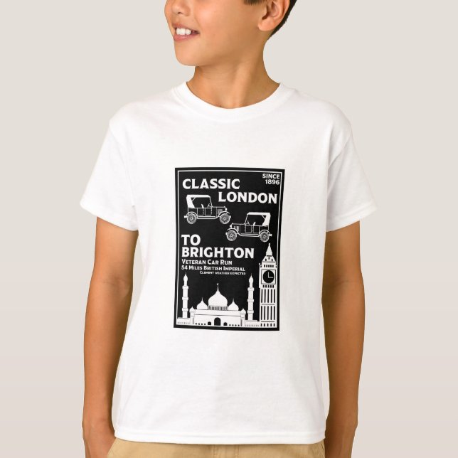 Camiseta Londres A Brighton Veteran Car Run (Anverso)