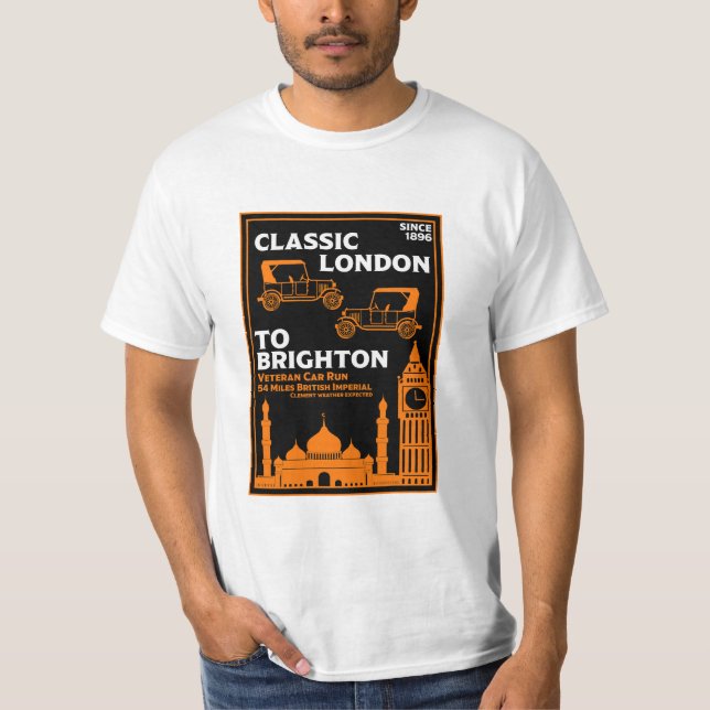 Camiseta Londres A Brighton Veteran Car Run (Anverso)