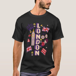 Camiseta Londres Cute Reino Unido Gran Bretaña Regalo diver