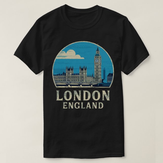 Camiseta londres england (Diseño del anverso)
