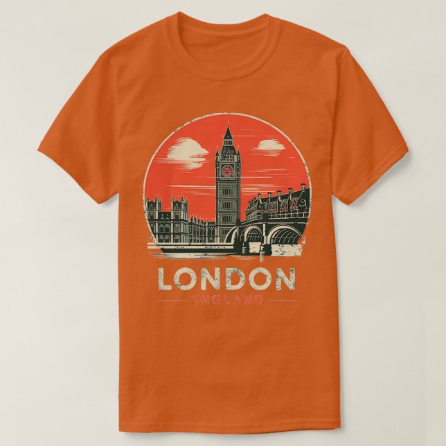 Camiseta londres england 1 (Diseño del anverso)