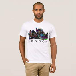 Camiseta Londres, Inglaterra en graffiti