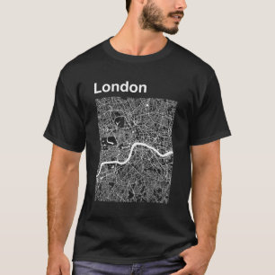 Camiseta Londres Inglaterra Reino Unido Classic City Map Gr
