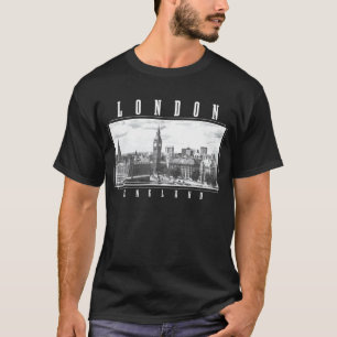 Camiseta Londres Inglaterra Reino Unido Gran Línea de Skyli