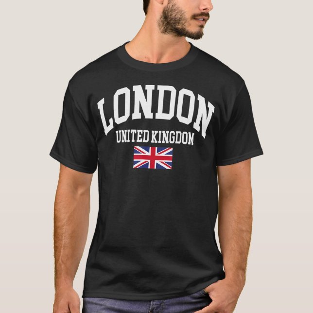 Camiseta Londres Inglaterra Reino Unido Reino Unido Gran Br (Anverso)