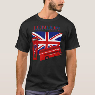 Camiseta Londres Inglaterra Unión Británica Bandera Jack Fo