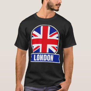 Camiseta Londres, Inglaterra Unión Británica Jack