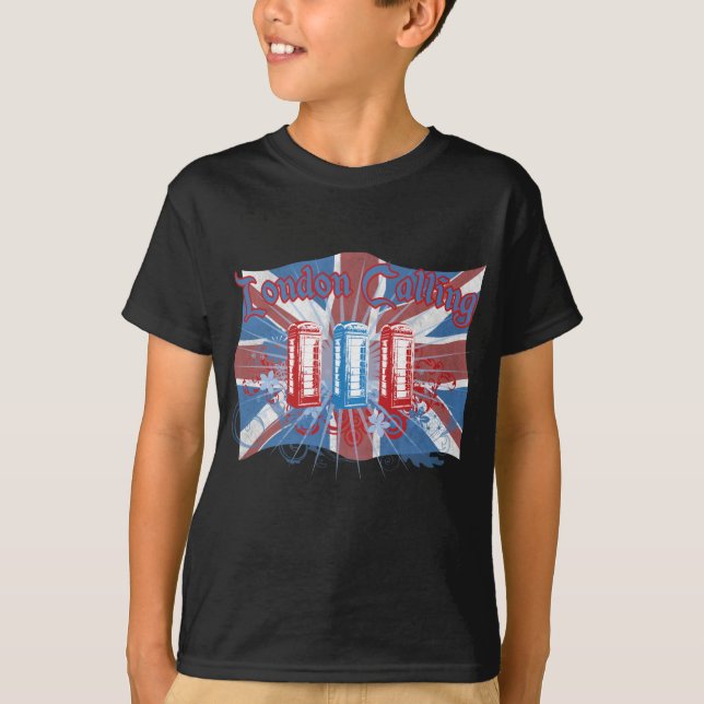 Camiseta Londres llamada (Anverso)
