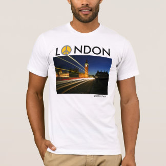 Camiseta Londres, paz de E, L, NDON, paz de Electified