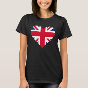 Camiseta Londres Reino Unido Bandera Corazón Reino Unido Re