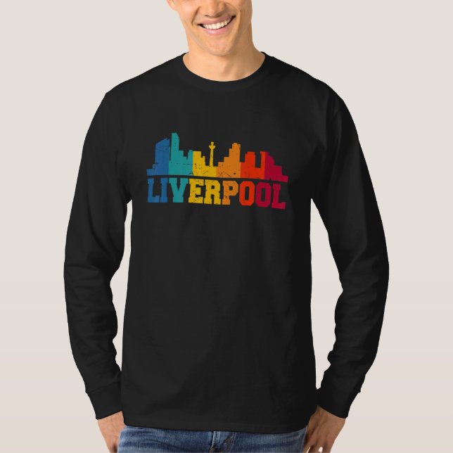 Camiseta Londres Retro Skyline Uk (Anverso)