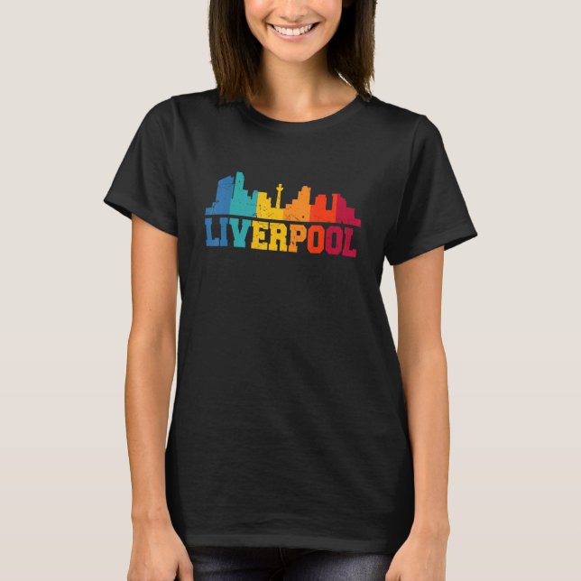 Camiseta Londres Retro Skyline Uk (Anverso)