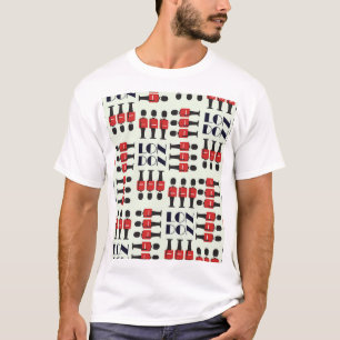 Camiseta Londres, soldados, patrón sin fisuras