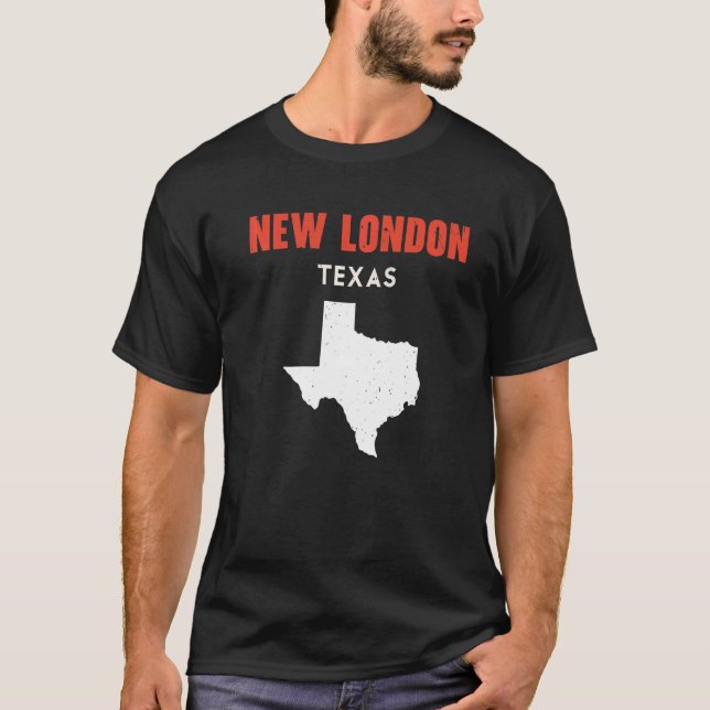 Camiseta Londres Texas Estados Unidos Estados Unidos Estado (Anverso)