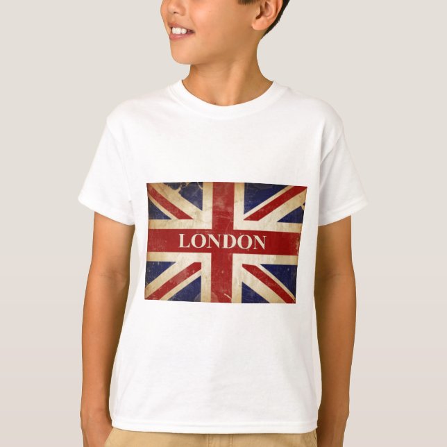 Camiseta Londres - Union Jack - amor Londres de I (Anverso)